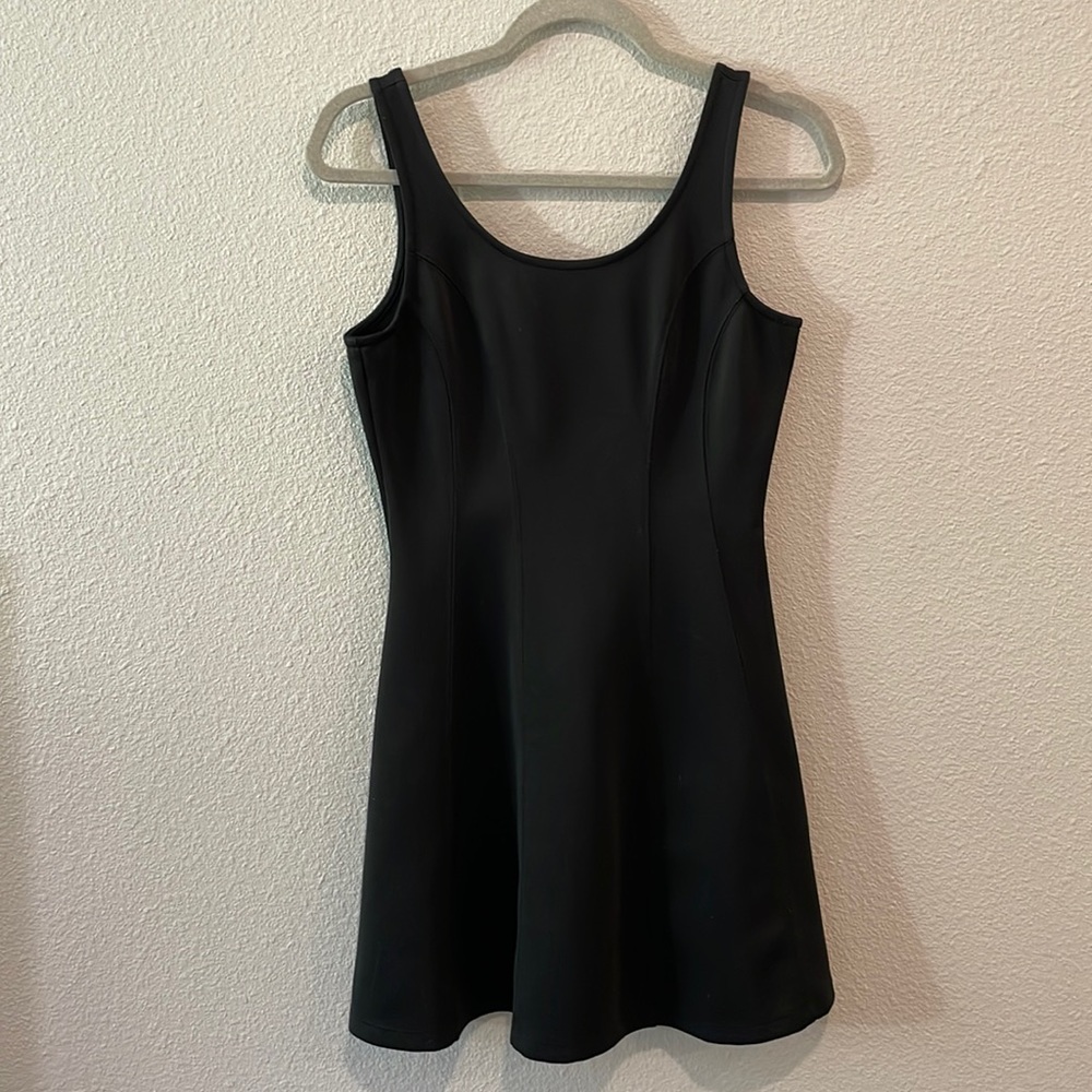 Black skater dress